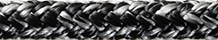 [4623] FSE Robline Dinghy Sheet (7mm, Black/Grey)