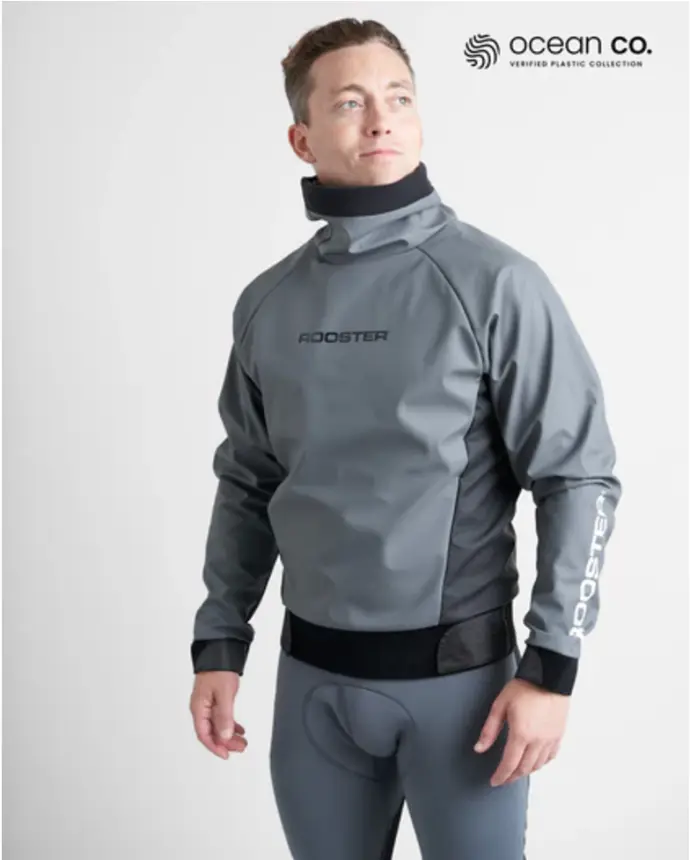 [6306] Rooster Pro Lite Aquafleece Top - Unisex (XS, Grey)