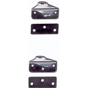 [1417] Opti Gudgeons w/ Backing Plates