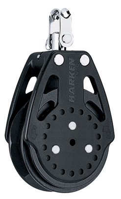[5606] Harken 57mm Carbo Ratchamatic Block w/Swivel