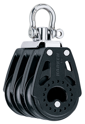 [5441] Harken 40mm Carbo Triple Block, Swivel