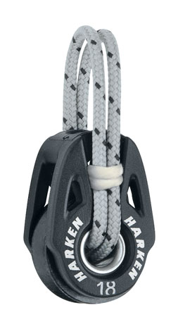 [1079] Harken 18mm Fly Soft-Attach Block, Narrow