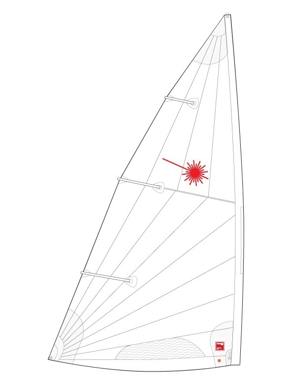 [2531] ILCA 7 / Laser Mk2 Sail, HYDE